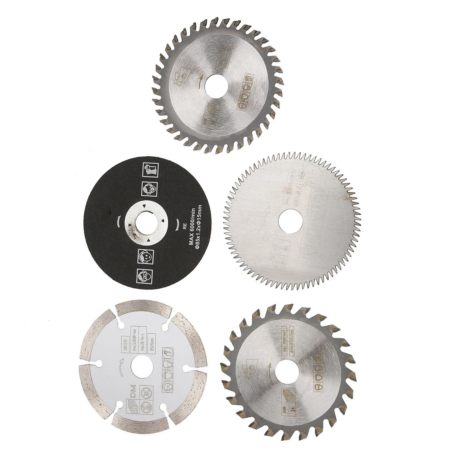 85mm 내경 15mm 카바이드 원형 톱날 절삭 공구용 원형 톱날
