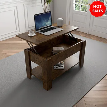 Small Modern Coffee Tables with Storage for Living Room Wood Lift Top Center Table Farmhouse