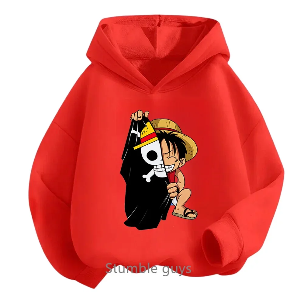 thumbnail image 1 of Ropa de anime para niños, sudadera de una pieza para niños, ropa de primavera y otoño para niñas, sudadera de dibujos animados de Luffy Zoro, traje con capucha para adolescentes, camisetas de Sonic, 1 of 5