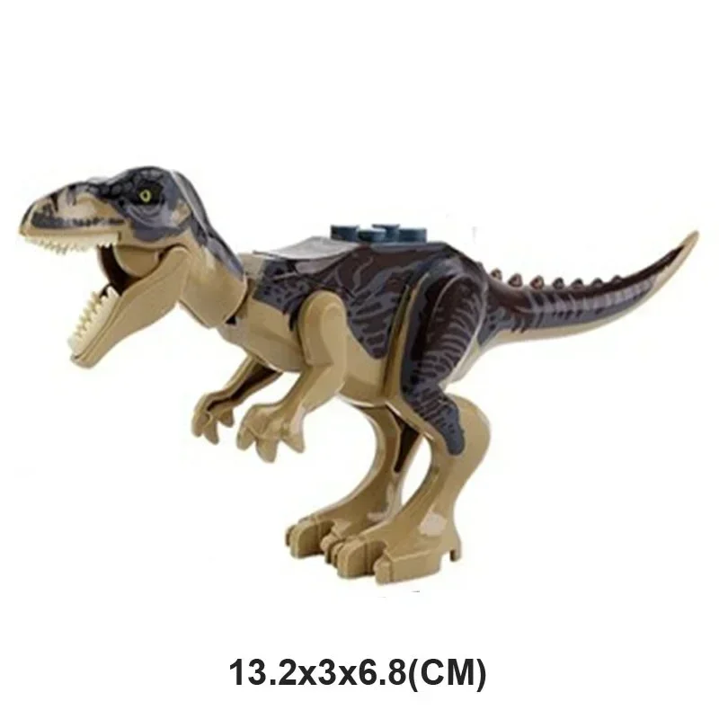 thumbnail image 1 of ¡¡¡Gran valor!!! Dinosaurios de Jurassic World Park Mosasaurus Rex Indoraptor Triceratops Indominus Juguetes de bloques de construcción Dinosaurio Regalo, 1 of 5
