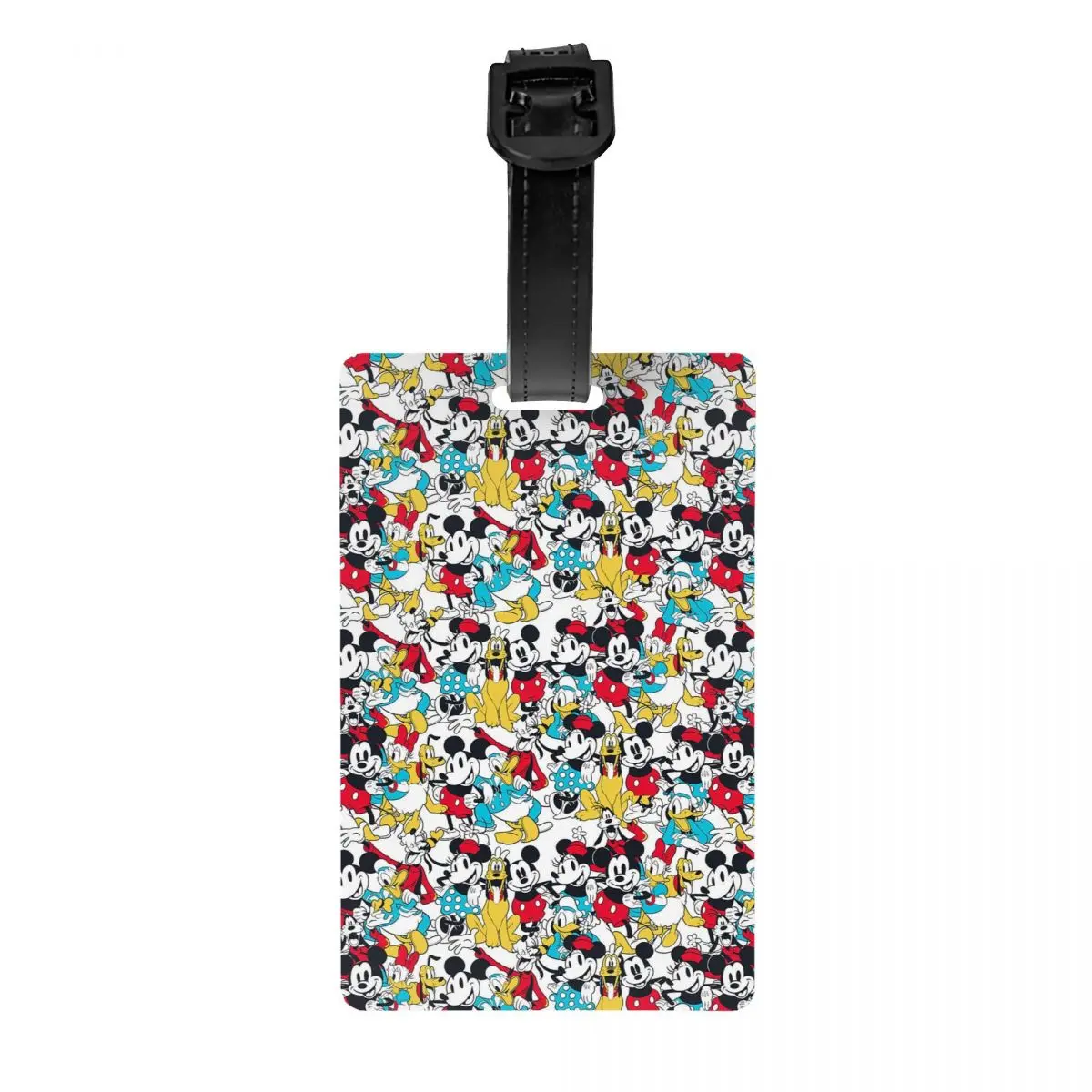 

Custom Mickey Mouse Luggage Tag Privacy Protection Baggage Tags Travel Bag Labels Suitcase