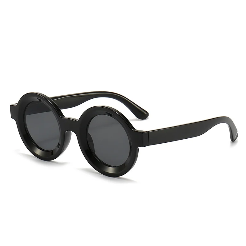 

Round concave wide legged men's sunglasses, girls' glasses, sun shading, sun protection, sunglasses