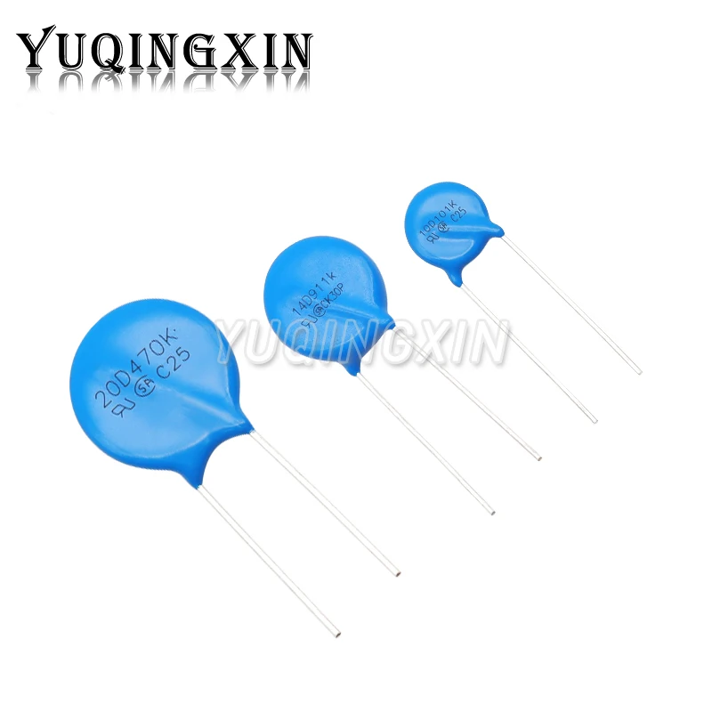 Varistor 10PCS 05D 07D 10D 14D 20D 07D220K 07D391K 7D431K 7D471K 10D471K 10D101K 10D330K 10D471K 14D471K 14D220K 20D431K 20D471K