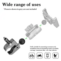 FANAUE Handlebar Clamp Mount Base mobile phone holder stand Support bracket Motorbike motorcycle Bicycles ATV/UTV for RAM Mounts - Image 4