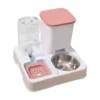 Pet Cat Automatic Feeder Drinking Water Large Capacity Two In One Water Dispenser Dry Wet Separation Food Container Pet Supplies