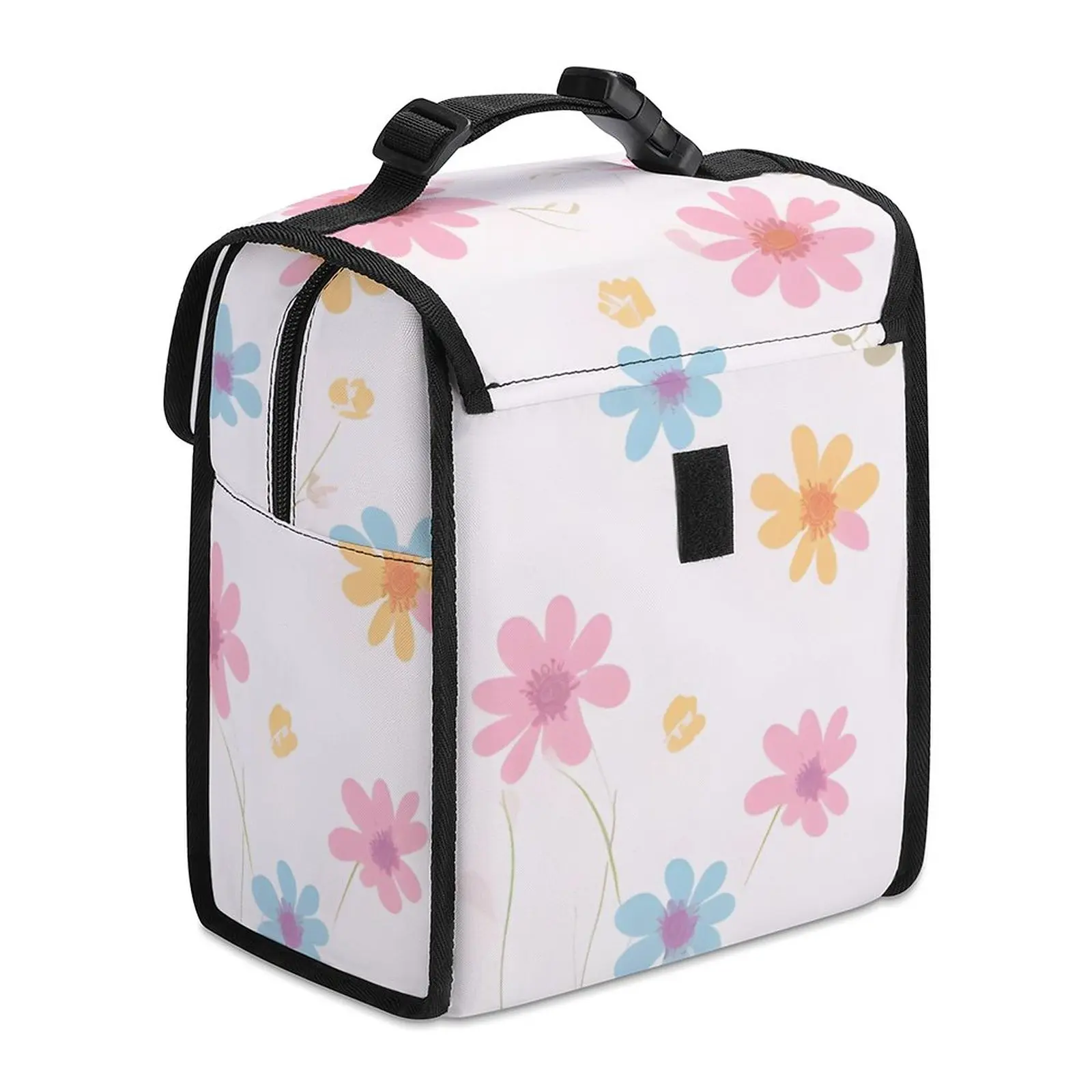 Floral Bag for Meal Boxes Sandwich Bag Work Custom Print Office Breakfast Bag Lunch Bags for Girls Women's Thermal Lunchbox