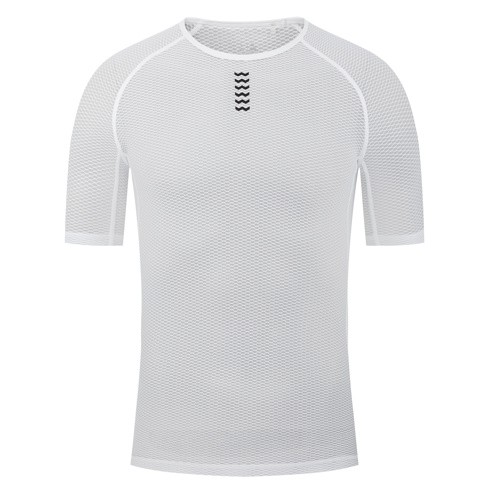 YKYWBIKE 2 Stück Herren-Radsport-Baselayer Kurzarm-Sportshirt Pro Cool Mesh Superleichtes Atmungsaktives Rennrad-Oberteil – Detail 5