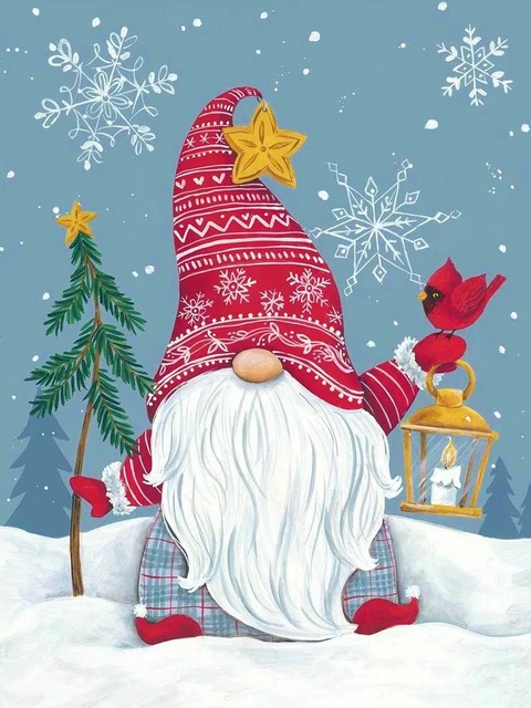 Festive Christmas paint by numbers kits