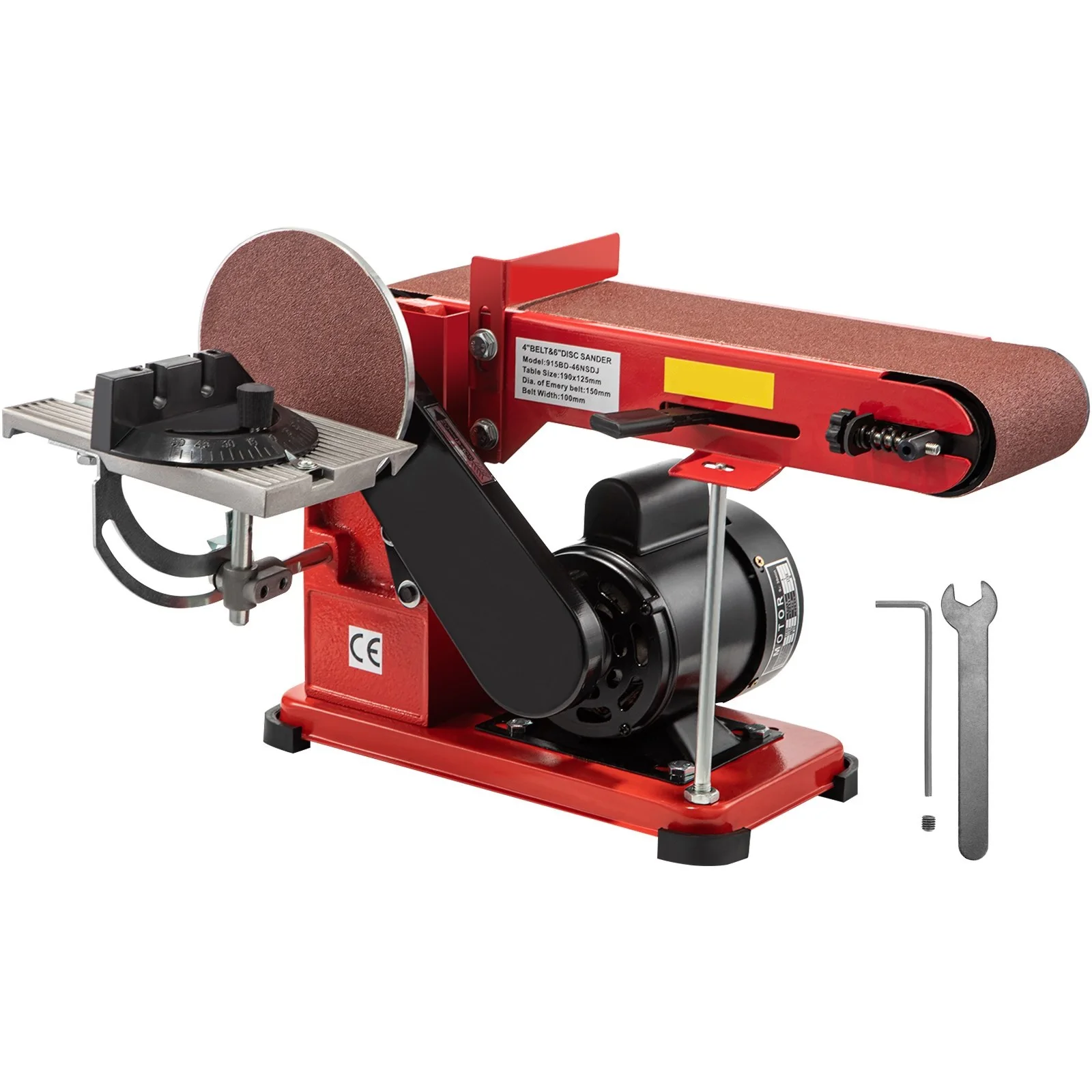 Belt Sander 4" x 36" Electric Adjustable Bench Belt Sander 375W Grinder