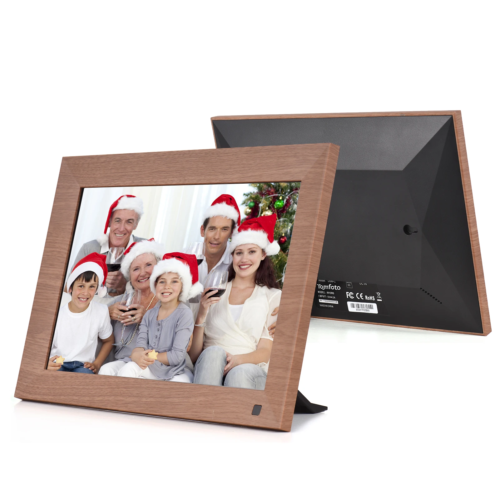Tomfoto 10 Inch Wifi Digital Photo Frame Motion Sensor Smart Picture