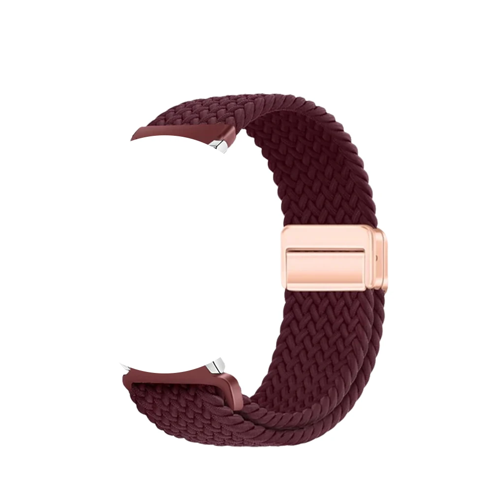 Premium 18mm Nylon Braided Magnetic Watchband Strap