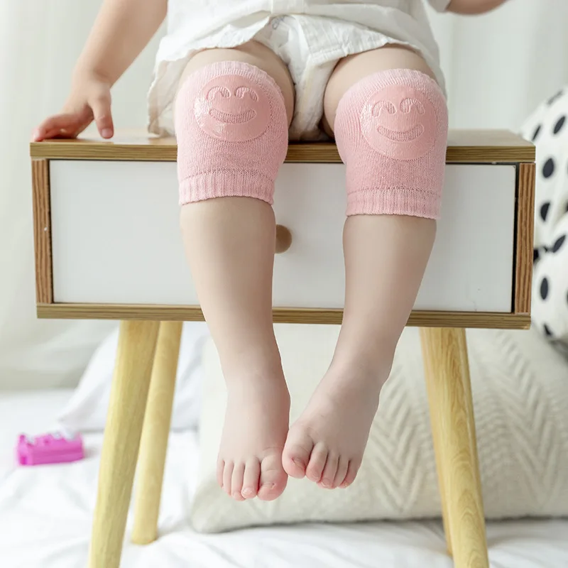 Meias antiderrapantes de verão para o bebê, protetor de joelho para crianças, aquecedores de perna do joelho, aquecedores de perna, para rastreamento e cotovelo