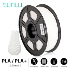 SUNLU-filamento PLA de 1,75mm +/-0,02mm, 1KG, impresión 3D, regalo, 100% sin burbujas, materiales PLA, filamento de alta resistencia y Biodegradable