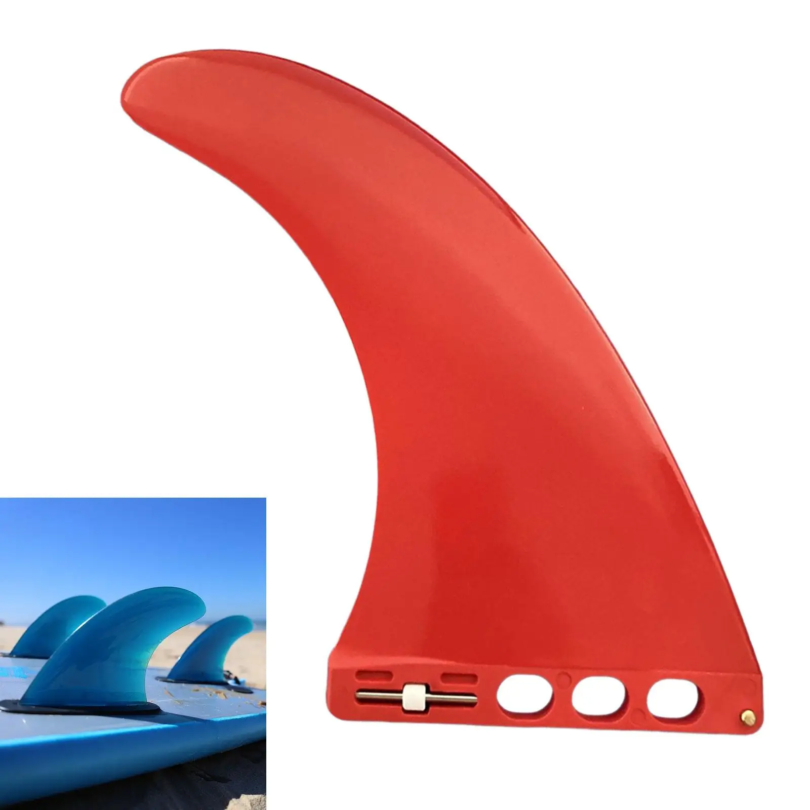 Tavola Da Surf Fin Canoa Accessori 9 "Single Fin Center Fin Per Surf Gonfiabile Longboard Stand Up Paddle Board Accessorio Canoa
