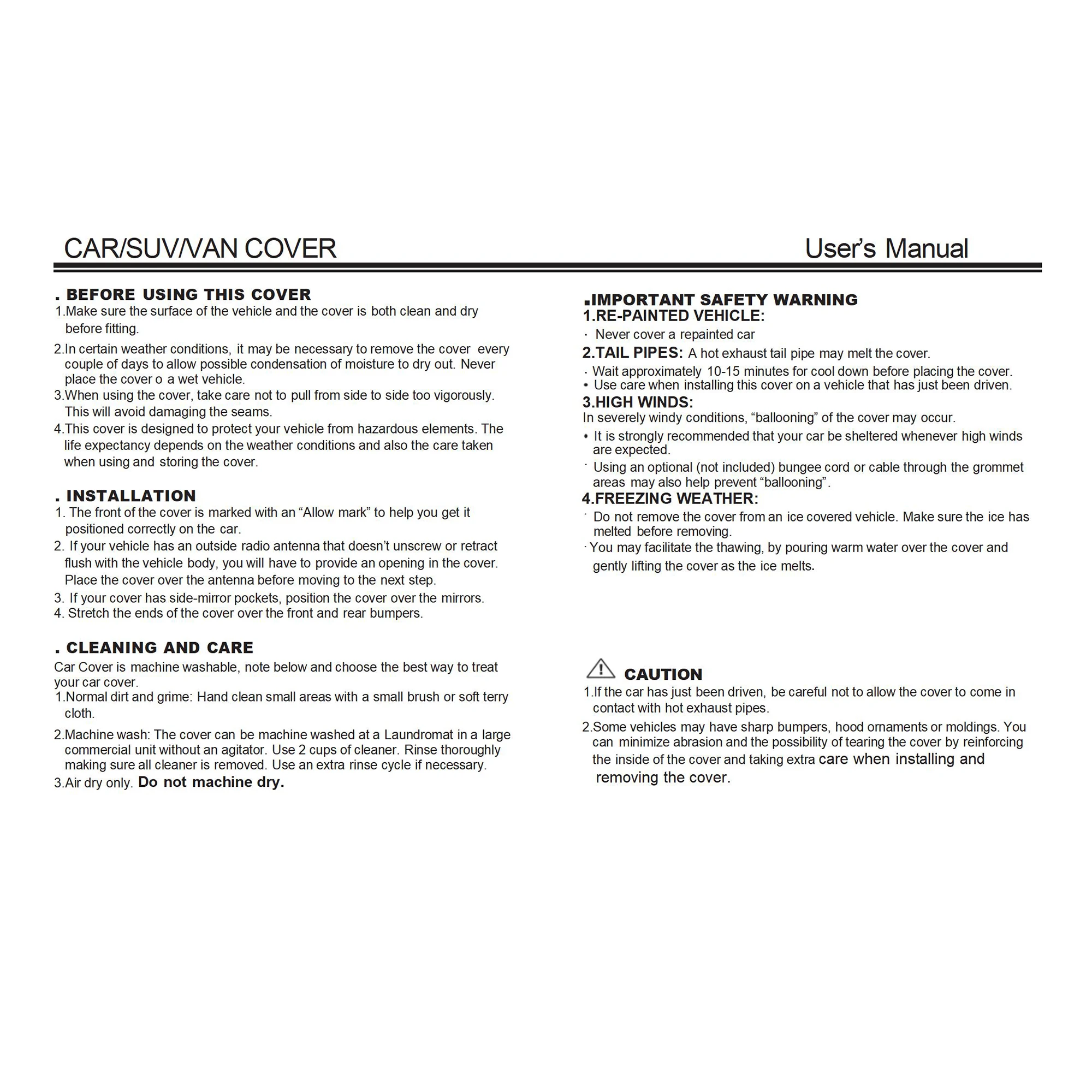 Motoforti ���� �ڵ��� Ŀ�� Chevrolet Cruze 4.45M x 1.8M x 1.45M �� ��� �߿� �¾� �� ���� ��ȣ