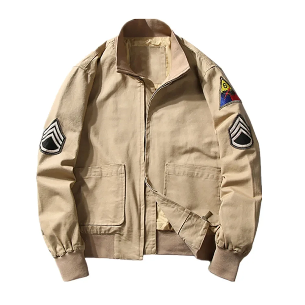 

Винтажная ветрозащитная куртка для мужчин, ветрозащитная форма бомбардировщика, винтажный танковый костюм, реквизит для кино и телевидения, американский автомобиль Второй мировой войны