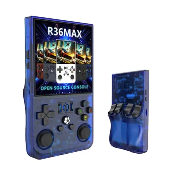 R36MAX 64G 128G Console di gioco portatile retrò Sistema Linux Schermo IPS da 4.0 pollici Lettore video portatile Doppio Joystick Giochi Regalo per bambini 1