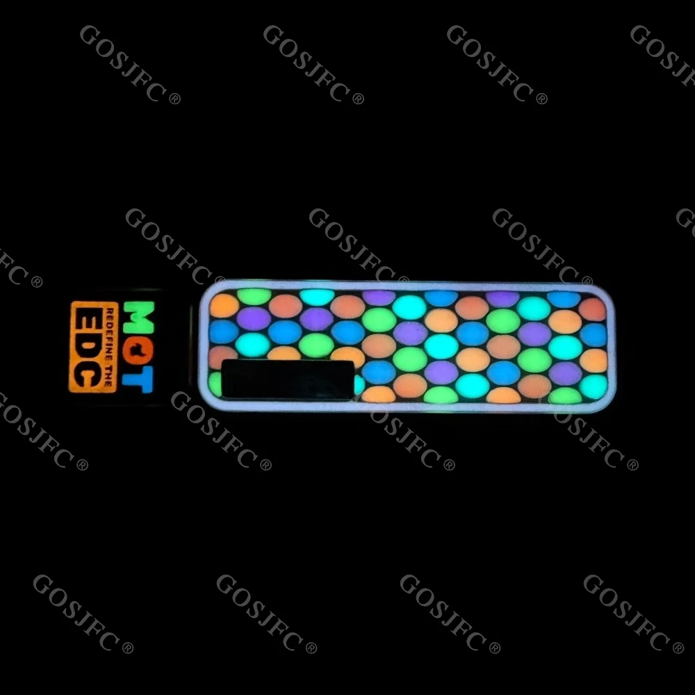MOT EDC フィジェット プッシュスライダー SNAP カラフル 風スピリット