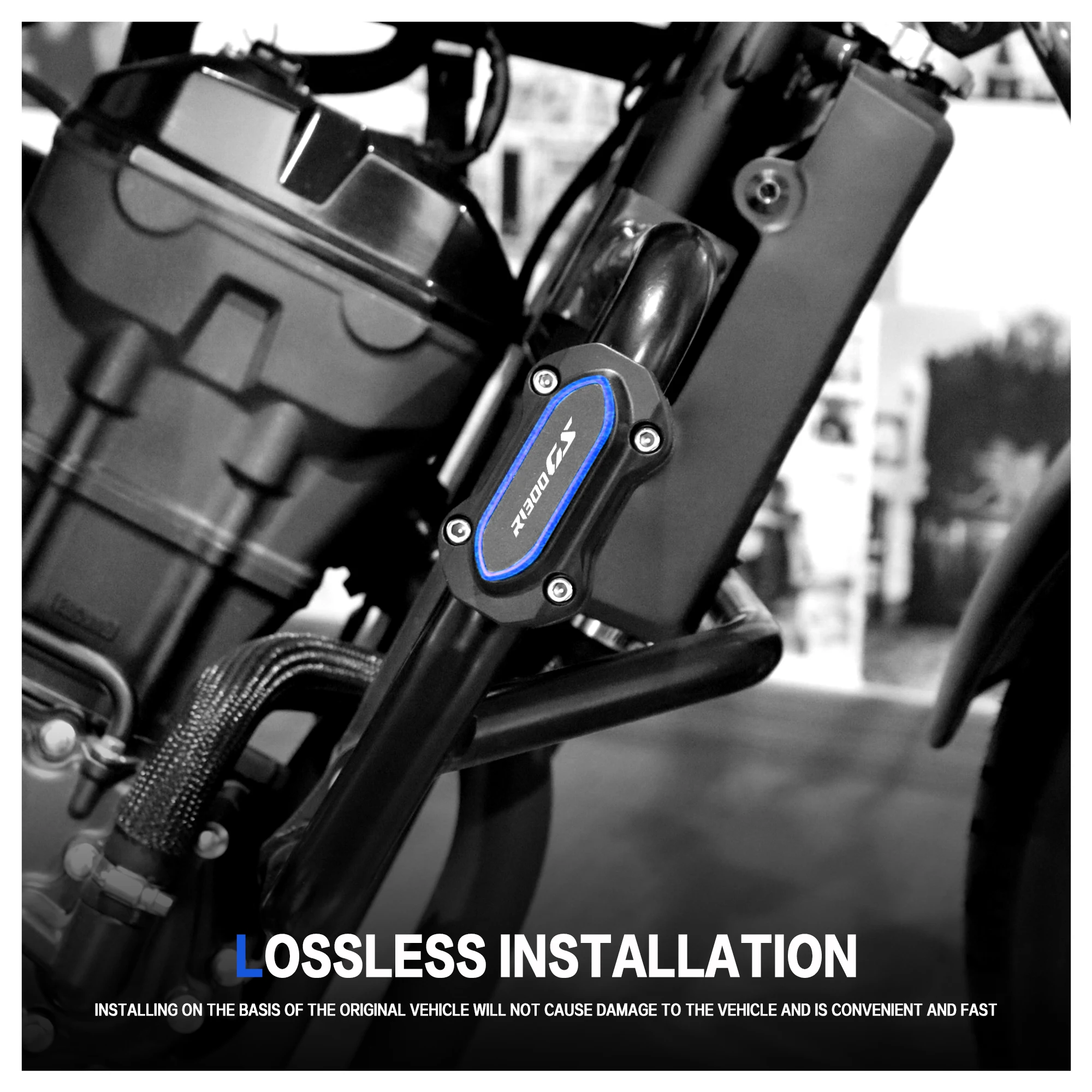 BMW R1300GS R1300 GS R 1300 GS 2023 2024 오토바이 r1300gs 트림 블록 스프링 범퍼 보호대 낙하 방지 블록