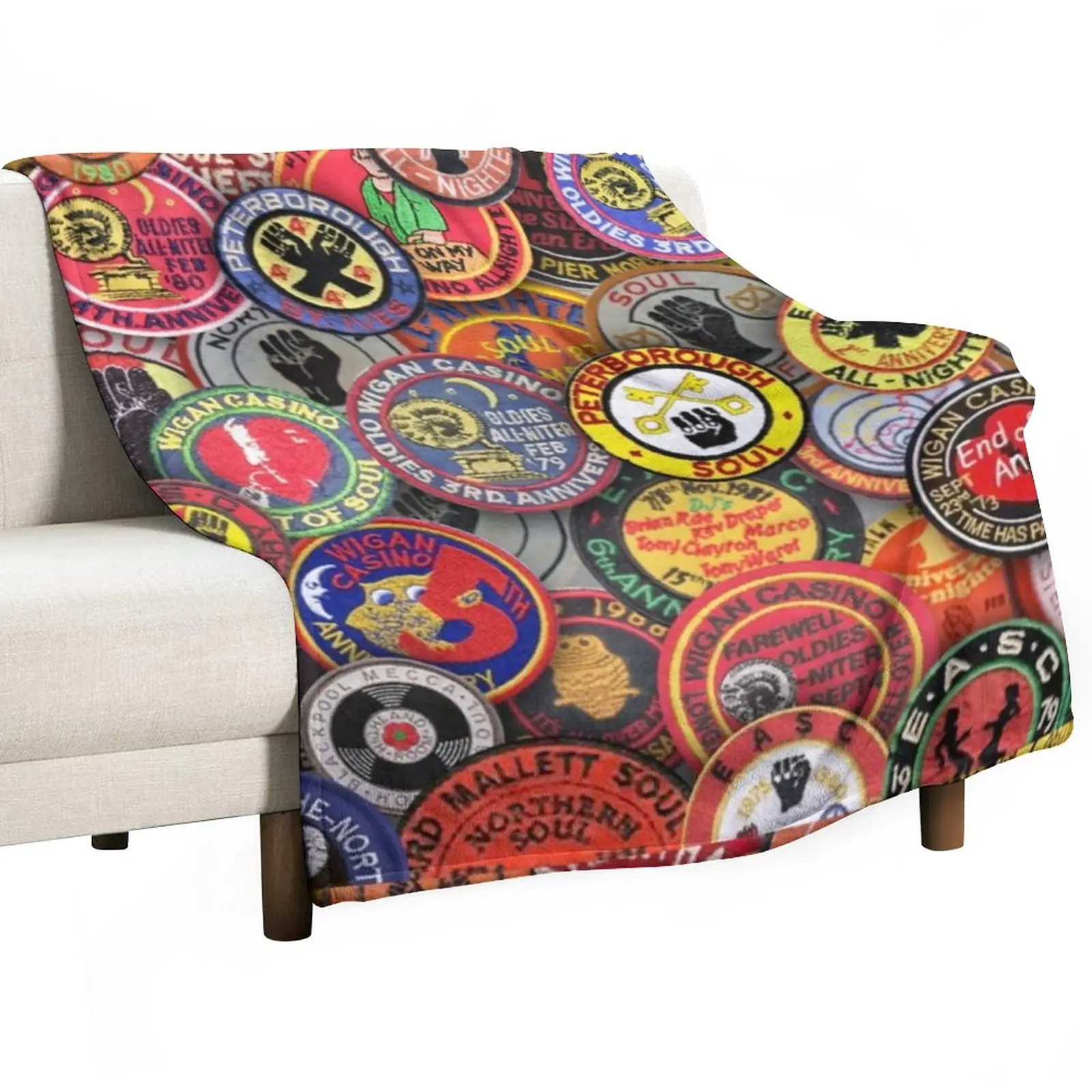 

northern soul memories Throw Blanket Decorative Bed Blankets Sofa Blanket Thin Blankets