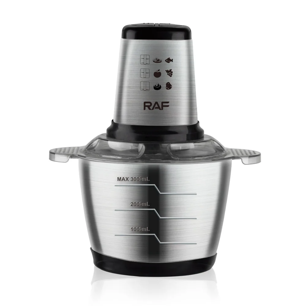 

R.7031 Household Electric Meat Grinder 1000W Strong Power 3L Large Capacity 2Gear Stainless Steel