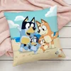 Bluey-B-B-Blueys Pillow Case Pillowcase Anti-dustmite Pillow Invisible zipper silky short plush Sofa cushion cover 4