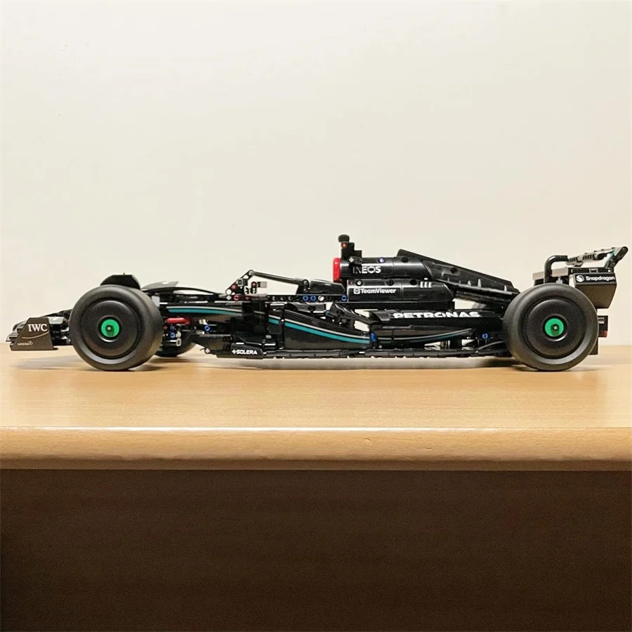 Technical Black Formula City Speed Racing Car Building Blocks Bricks Famous Sports Vehicle Model Boy Assembly Toy for Kid Gifts 5