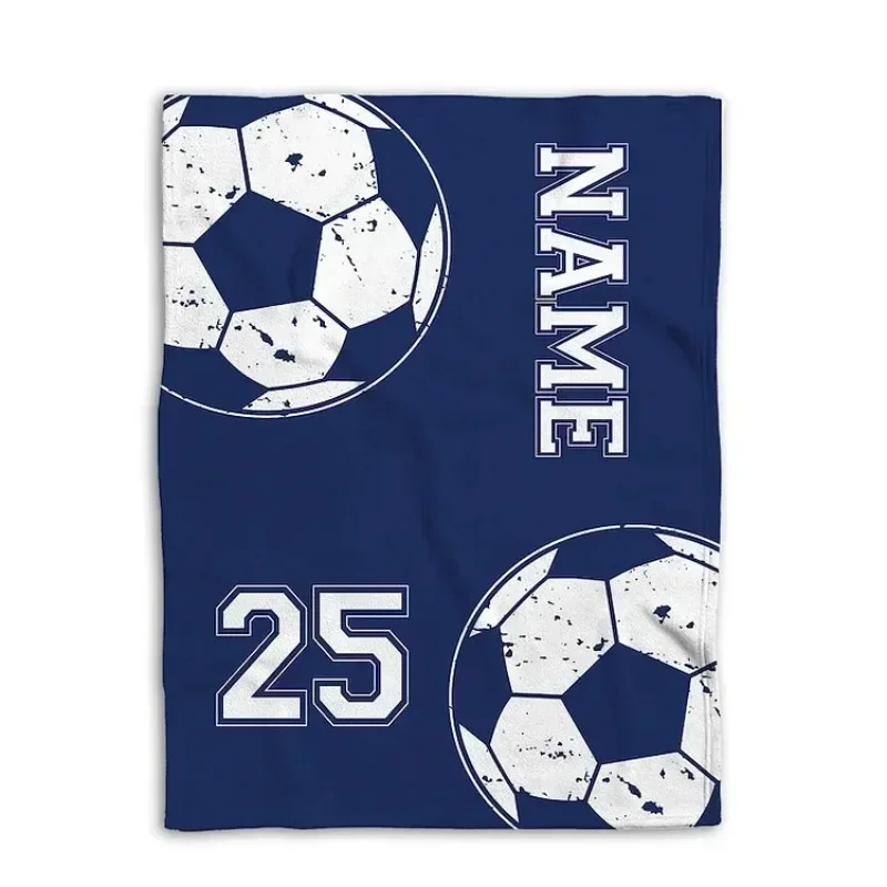 

Personalized Soccer Blanket|08/50x60 inches