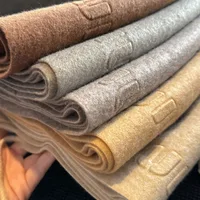 High Quality Scarf Women Winter Autumn Popular Embossed Letter Wool Blended Muffler Female Youth Vitality Warm Solid Shawl Lady - Image 3