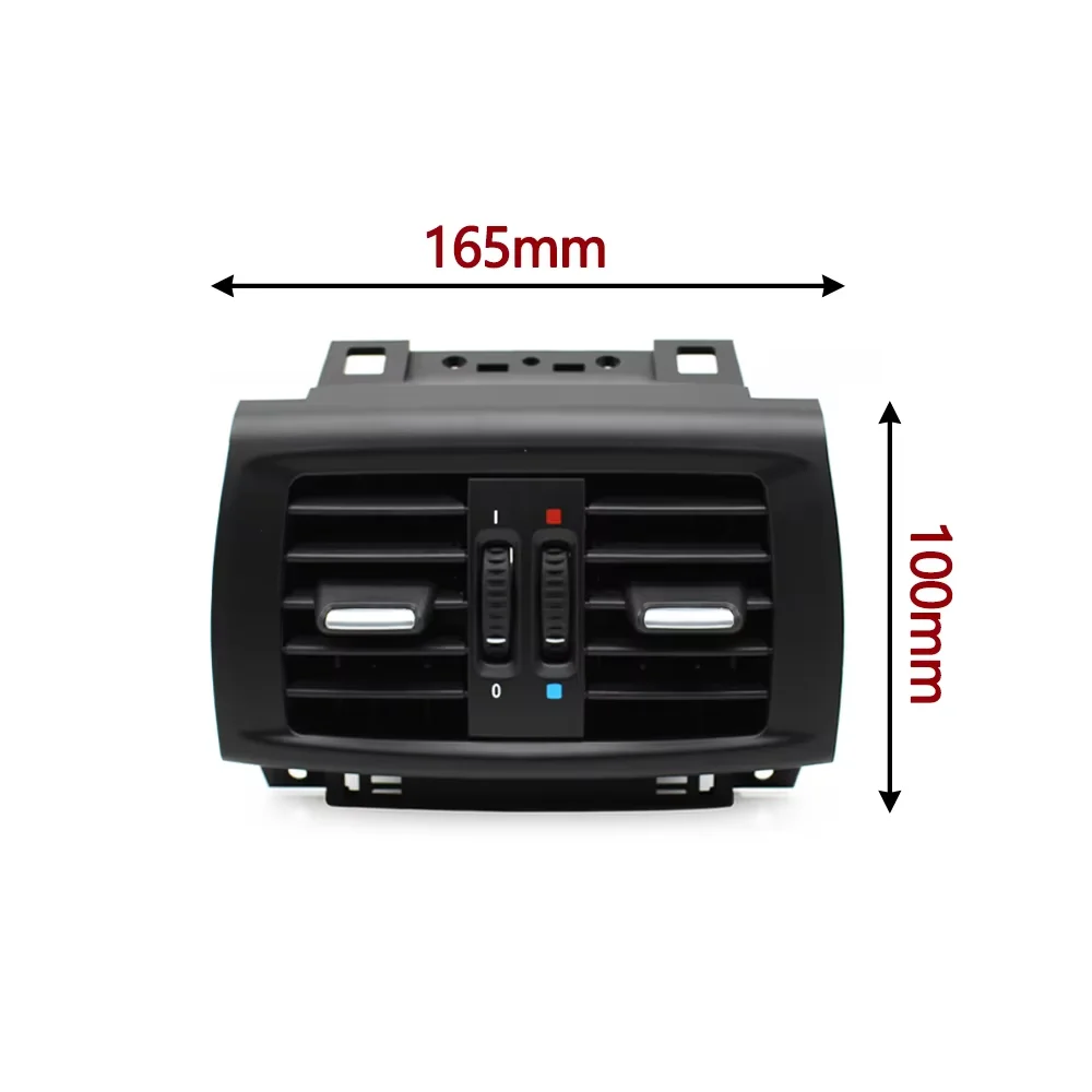 Car Rear Air Ventilation Ac Vent Outlet Grille Panel Cover Assembly Replacement For BMW X3 X4 F25 F26 2010- 64229200888