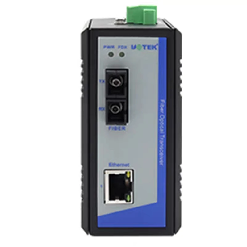 

UT-2601GSM-SC-220 гигабитный оптоволоконный трансивер 1 оптический 1 Электрический гигабитный промышленный одномодовый двойной волоконный