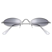 Petites lunettes de soleil ovales rétro pour hommes et femmes, lunettes vintage, nuances, style de rue des années 90, 2023 3
