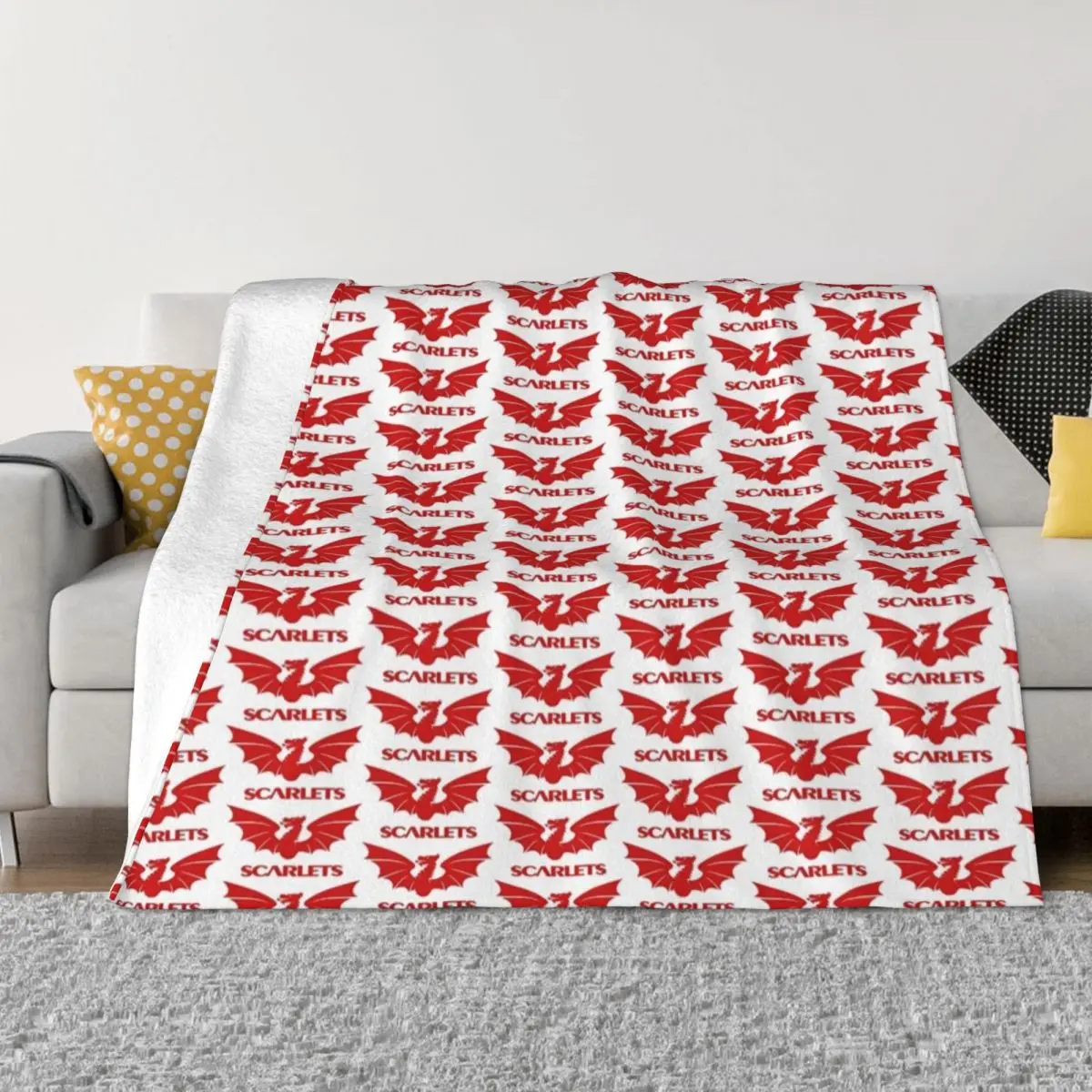 

Scarlets Icon Throw Blanket heavy to sleep Bed linens Decorative Sofas Tourist Blankets