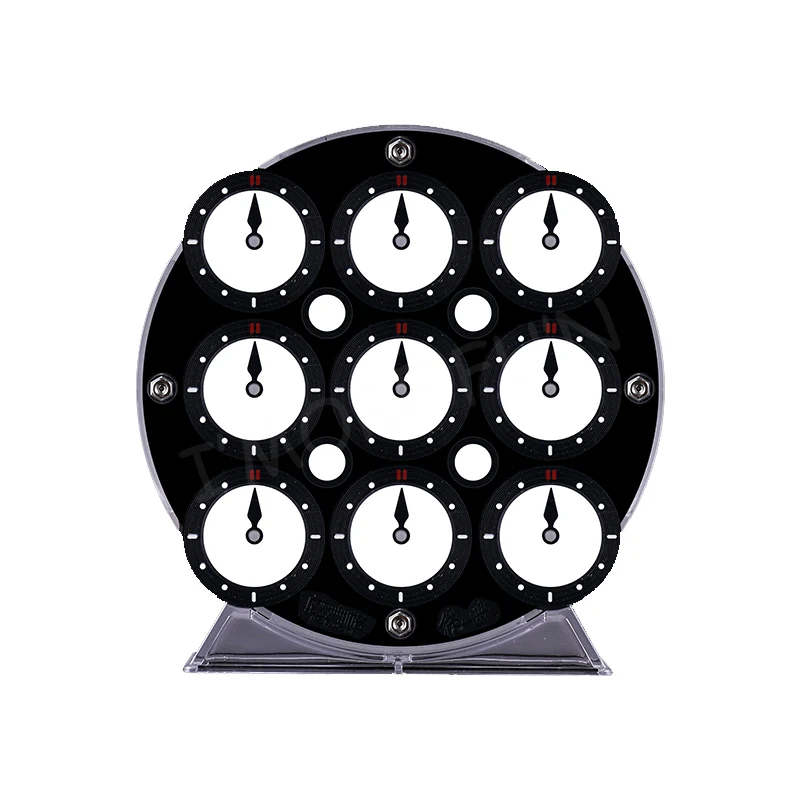 [JudyCube] QiYi Clock Lilac Puzzle Qiyi Magnetic Clock Qiyi Chuanshi Clock Cube Puzzle Speed Magnet Clock Educational Toys Gift 3