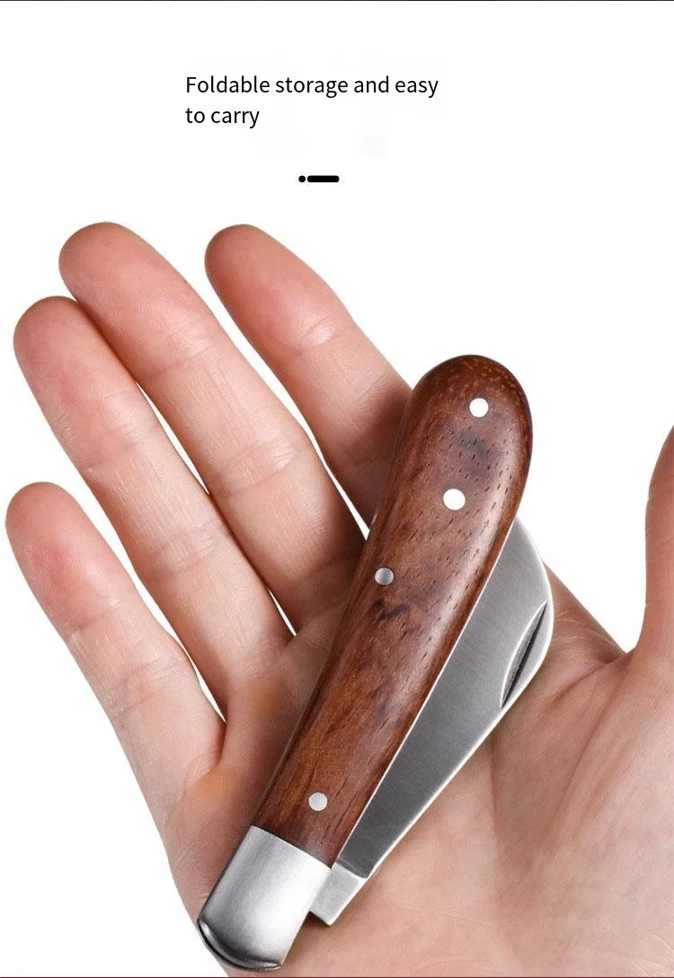 Description Picture 6 of itemFoldable Grafting Cutter Gardening Pruning Knife Tools Professional Bonsai Grafting Pruning Garden Pruning Seedling Tree Knife