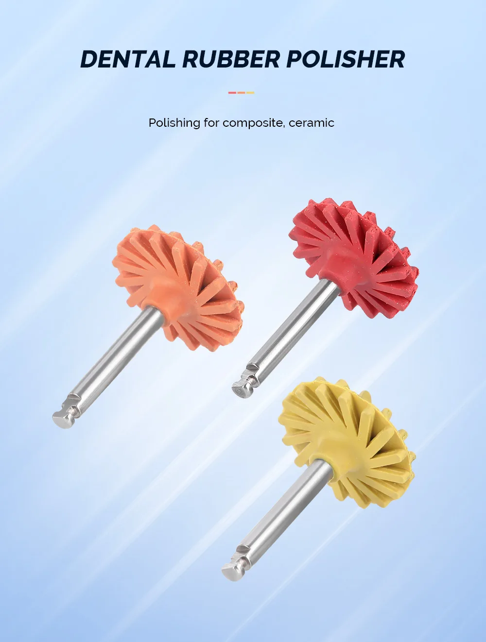 JOY DENTAL 6PCS Dental Composite Polierscheibe Rad Kit Dental Rotary Schleif- und Polierinstrumente Grob/Medium/Fein – Detail 4
