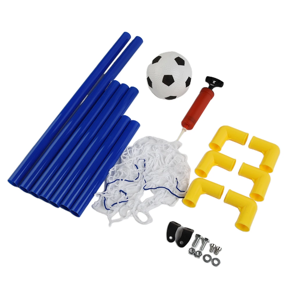 Mini ballon de football pliant portable pour enfants, ensemble de filet de poteau de but, pompe, jeu à domicile, sport, jouets d'intérieur, cadeau d'anniversaire pour enfant  18