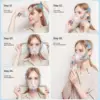 Full face CPAP mask - F20 replacement kit - reusable CPAP supplies - including headgear and full face mask pad 5