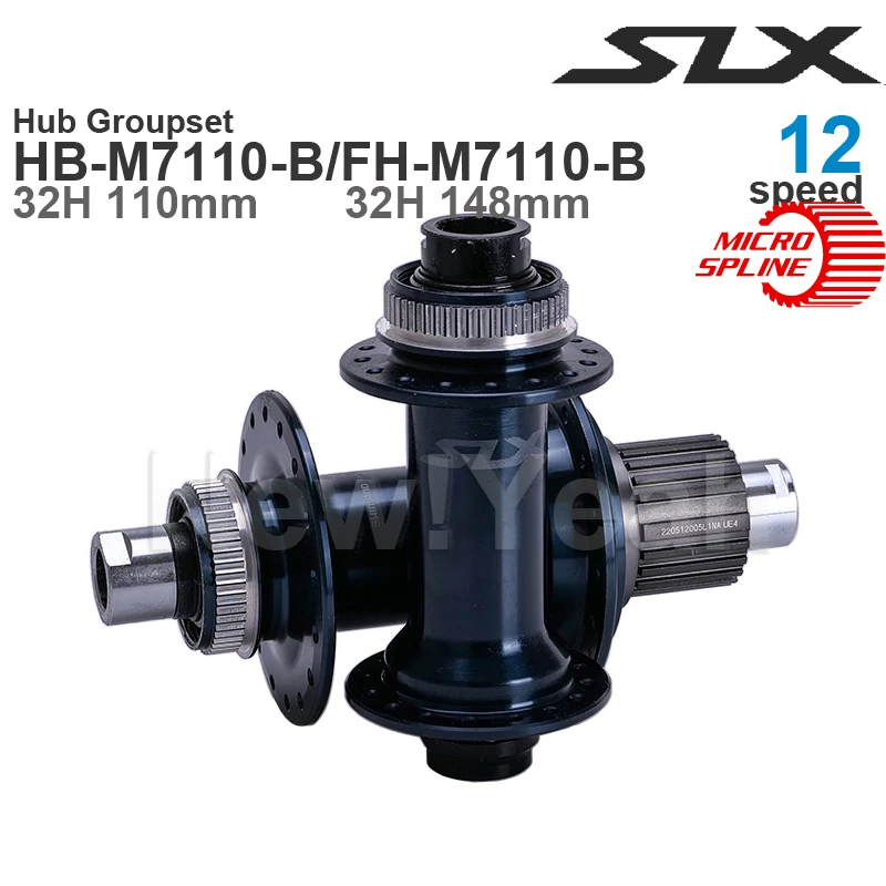 SHIMANO SLX M7100 M7110 HUB Groupset Front Hub 110 100x15 mm