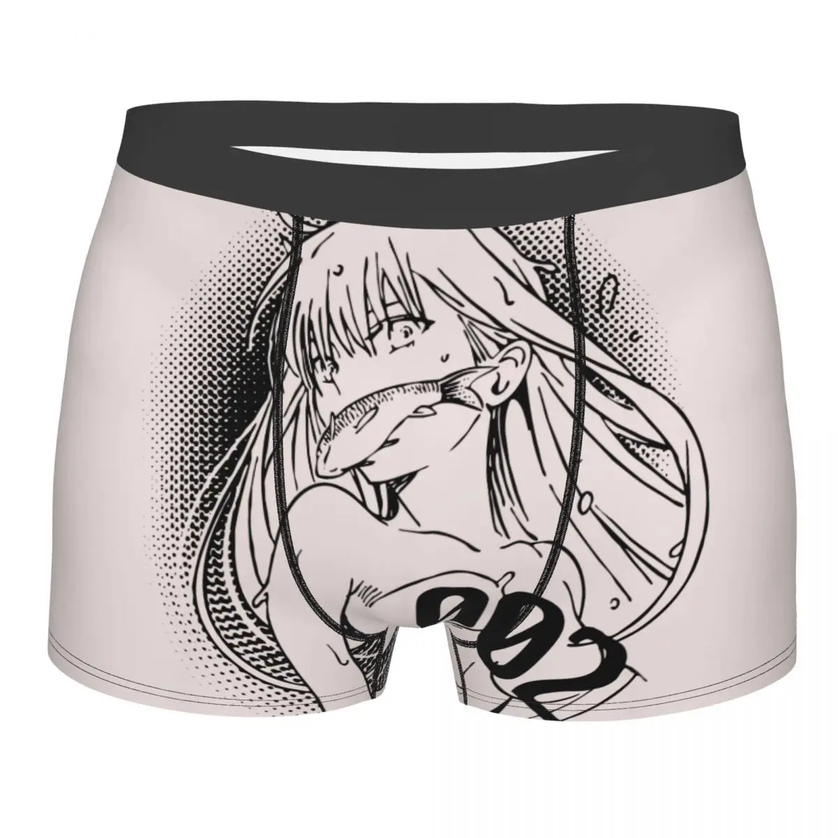 

Novelty Boxer Darling In The Franxx Shorts Panties Man Underwear Robot Pilot Soft Underpants for Male