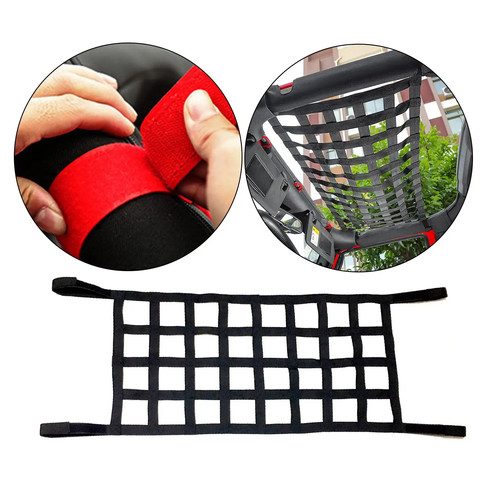 Auto Hammock/ Interior Parts/ Car Accessories/ Multifunction /Organizer Mesh for JL Jlu 1987-2019