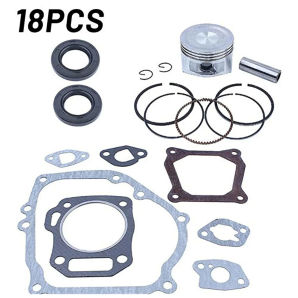 For Honda GX160 GX200 168F Piston Rings Gasket Oil Seal Rebuild Set 4
