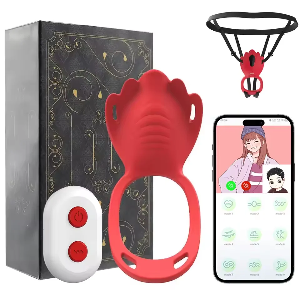 Wireless APP Vibrator Female Wear Panty Clitoris Stimulator Remote Control Penis Ring Massager Adult Sex Toys for Women Couple