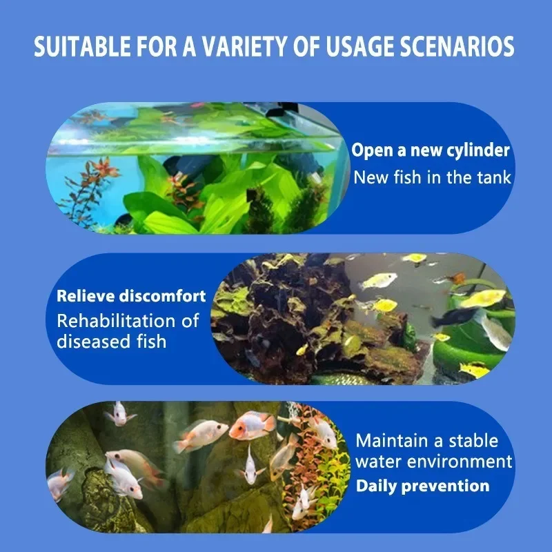 Fish Tank Water Purifier 300ml Nitrifying Bacteria Liquid Aquarium Fish Farming Medicine Supplies Fishbowl Water Treatment