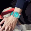 shock resistance Watch Sport Electronic Digital 2100 Unisex Full Function Diamond LED Dual Display World Time Oak Series