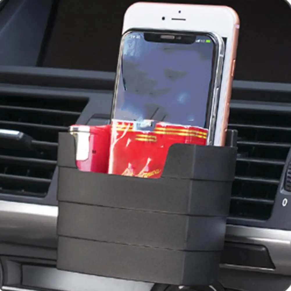 Car Fries Cup Car Air Vent Organizer Universal Car Air Vent Snack Storage Case Con Supporto Per Patatine Fritte Scatola Per Condimenti Auto Per Ketchu