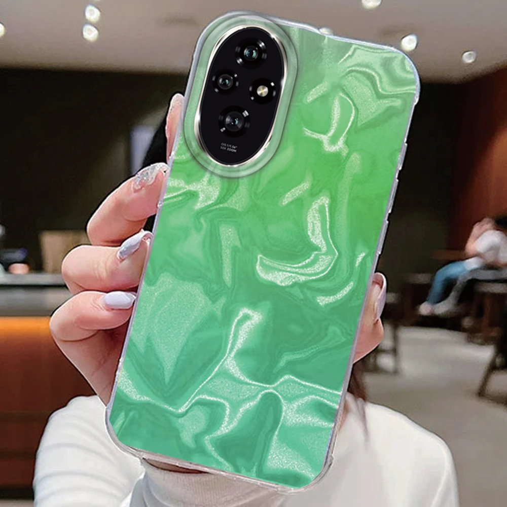 Colorful Gradient Silicone Bumper Phone Case