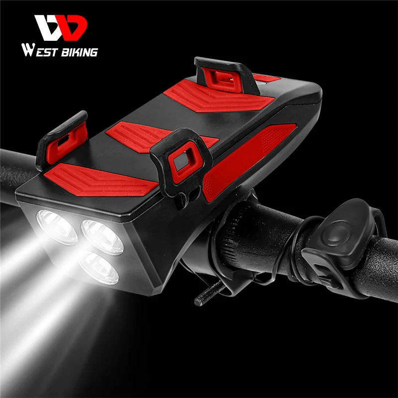 West Biking Light Bicycle Support Phone 0701279