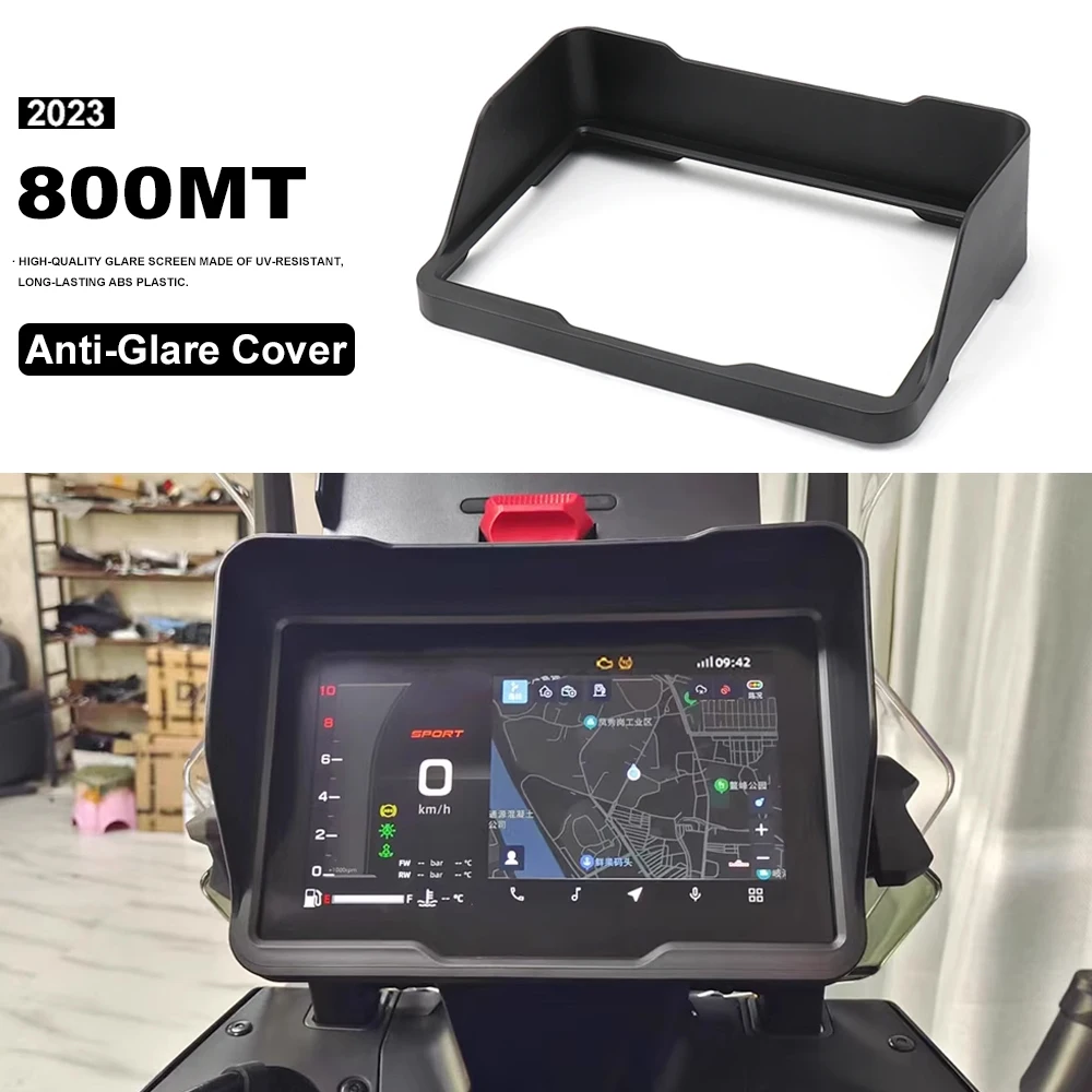 Motorcycle Sun Visor Cover Instrument Cover Protection Dashboard Sun Visor Anti-Glare for CFMOTO 800 MT 800MT Explore