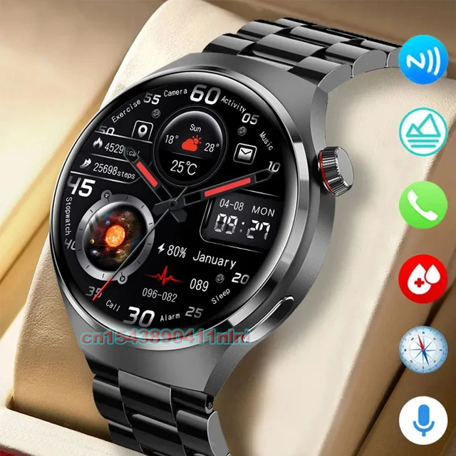 Huawei-reloj inteligente para mujer, accesorio de pulsera resistente al  agua con pantalla táctil redonda, seguimiento de actividad deportiva y  presión arterial, novedad de 2023 - AliExpress